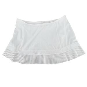 IBKUL White Pleated Sports Skorts Women’s Size XL Golf Pickleball Tennis
